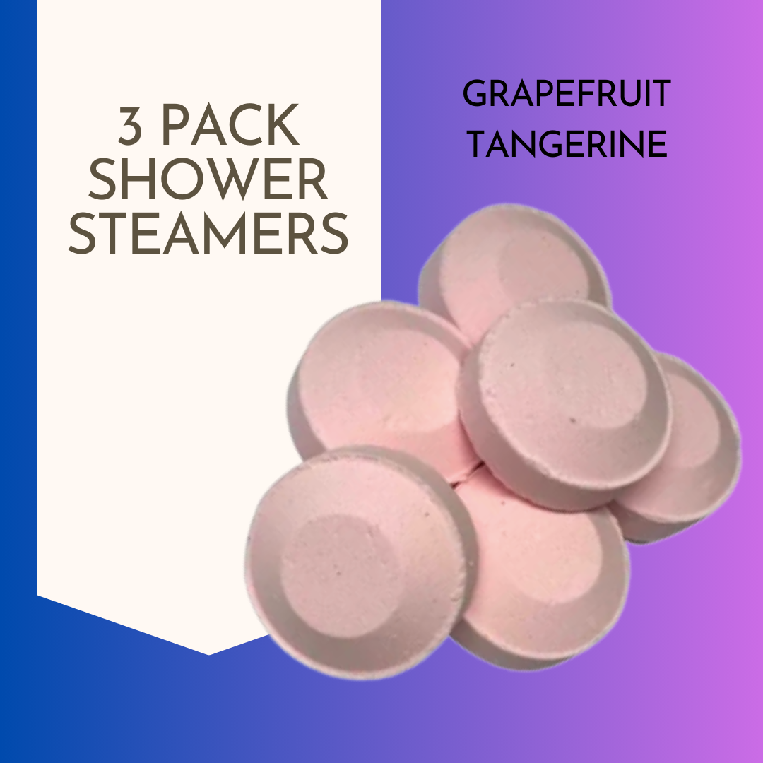 3 Pack Grapefruit Tangerine Shower Steamers