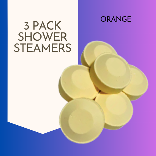 3 Pack Orange Shower Steamers